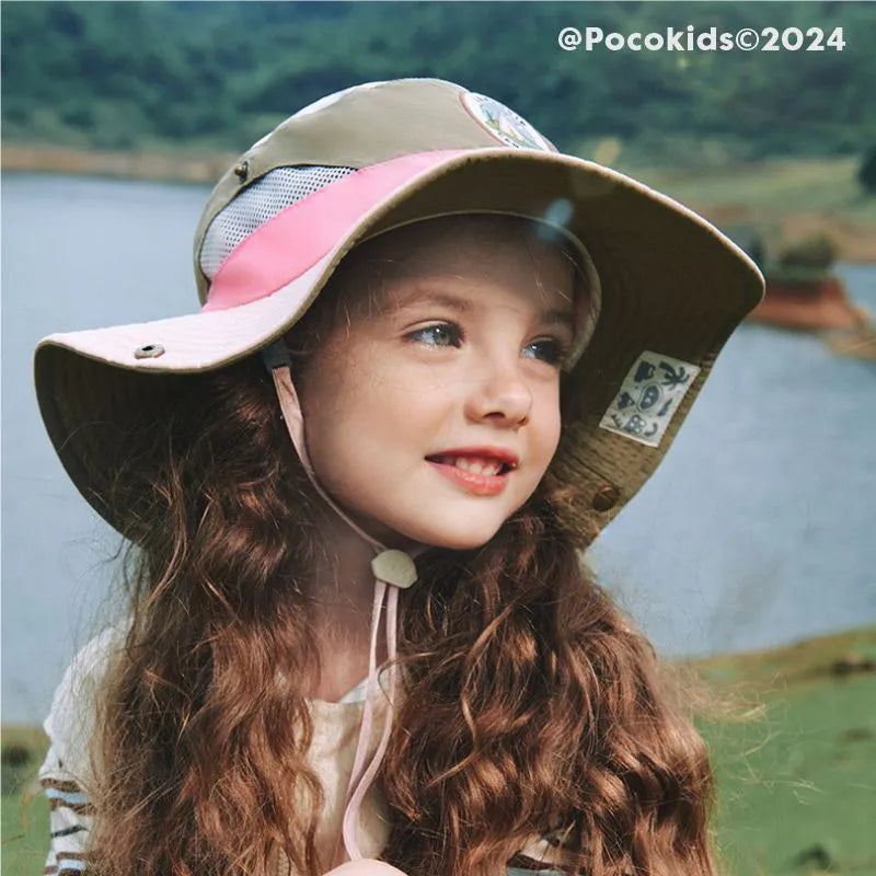 LittleNavigator - Sombrero tipo pescador con protección solar para niños de Pocokids