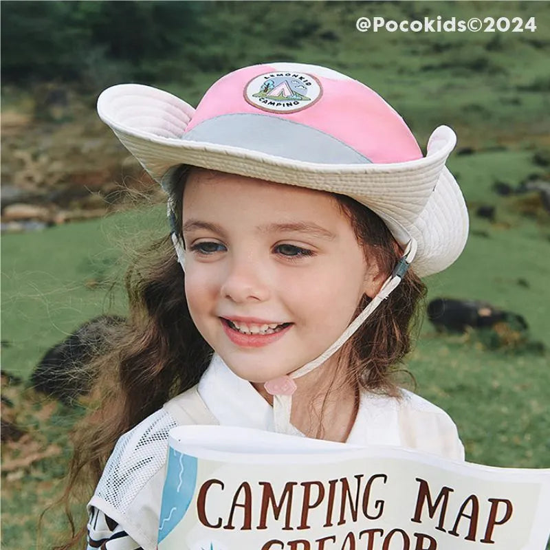 LittleNavigator - Sombrero tipo pescador con protección solar para niños de Pocokids