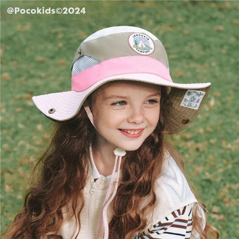 LittleNavigator - Sombrero tipo pescador con protección solar para niños de Pocokids