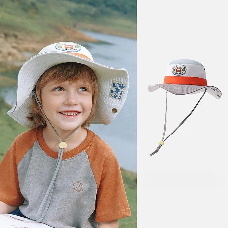 LittleNavigator - Sombrero tipo pescador con protección solar para niños de Pocokids