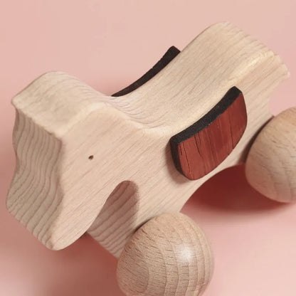 A Pair Of Puppies And Ponies - Poco Wooden Toy-Pocokids