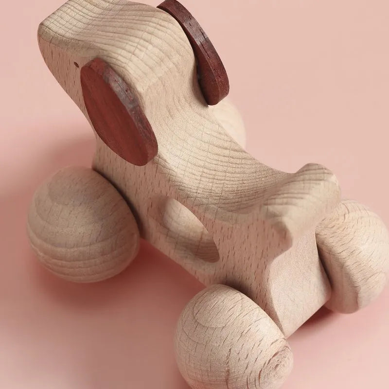 A Pair Of Puppies And Ponies - Poco Wooden Toy-Pocokids