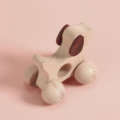 A Pair Of Puppies And Ponies - Poco Wooden Toy-Pocokids