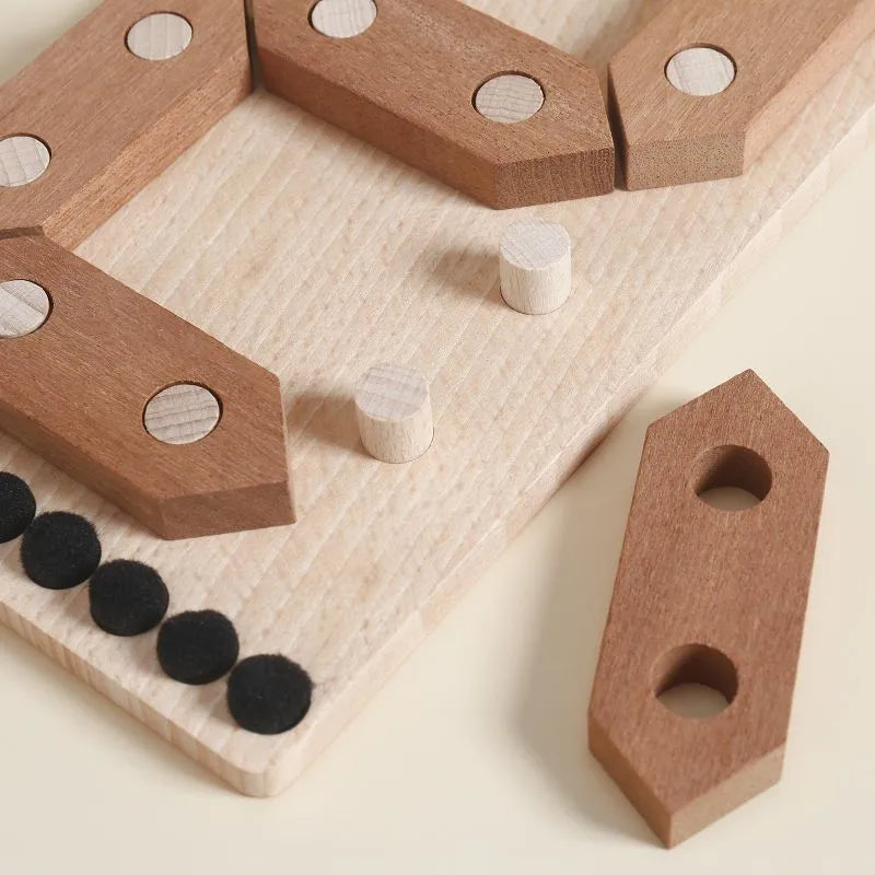 A Number Puzzle Set - Poco Wooden Toy-Pocokids