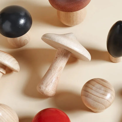 A Mushroom Family - Poco Wooden Toy-Pocokids