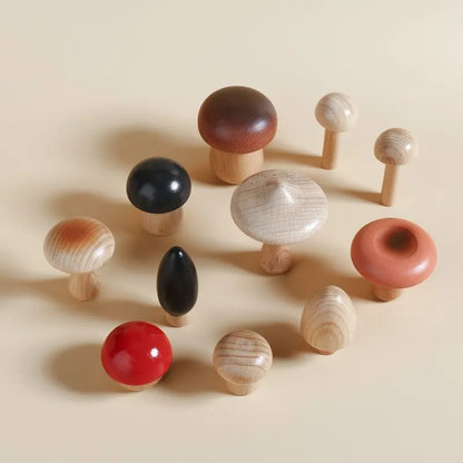 A Mushroom Family - Poco Wooden Toy-Pocokids