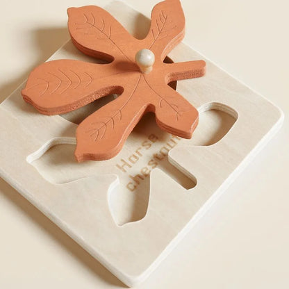 One Leaf Puzzle Set - Poco Wooden Toy-Pocokids