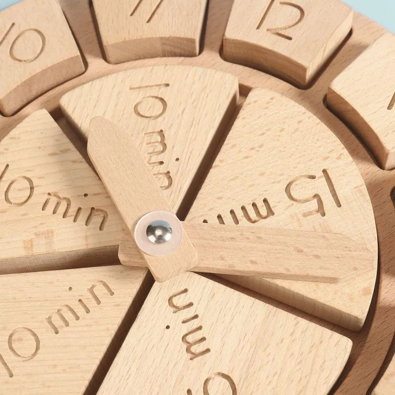 A Wooden Clock - Poco Wooden Toy-Pocokids