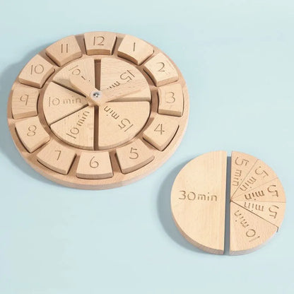 A Wooden Clock - Poco Wooden Toy-Pocokids