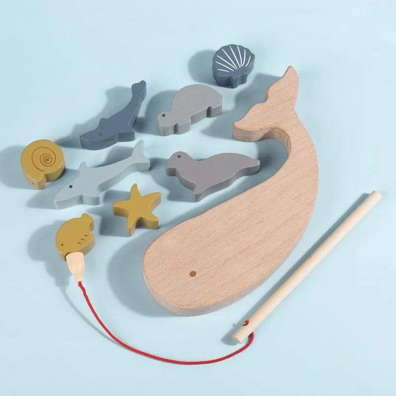 A Fishing Balance Seasaw - Poco wooden toys-Pocokids