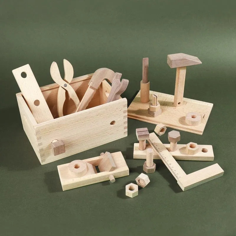 A Toolbox Set - Poco Wooden Toy-Pocokids
