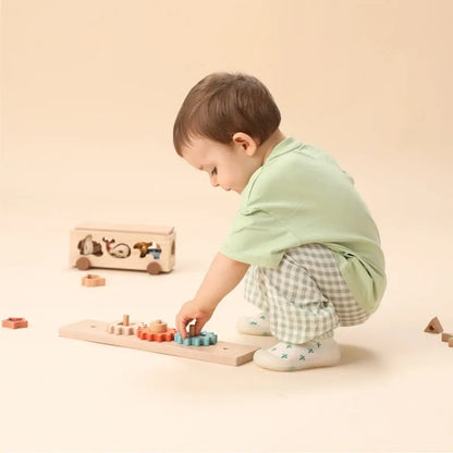 A Rainbow Gear Set - Poco Wooden Toy-Pocokids