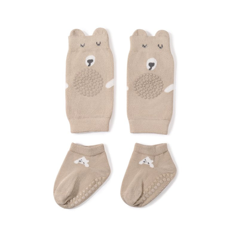 ComfyCubs - Non-slip Baby Socks & Knee Pad Set - Pocokids