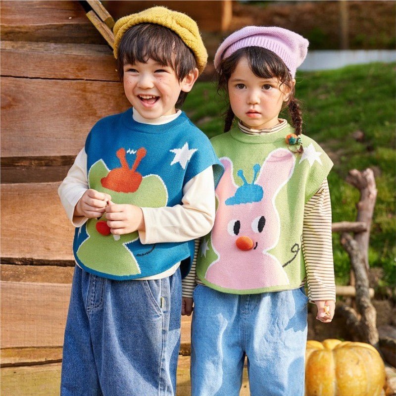 Children's Spring & Autumn Warm Vests - FluffyPuff-Pocokids
